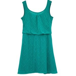 Prana Tank Dress Womens Size XS Green Patterned Sleeveless